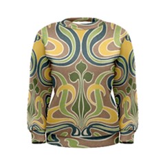 Art Floral Women s Sweatshirt by NouveauDesign