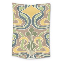 Art Floral Large Tapestry by NouveauDesign