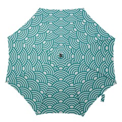 Art Deco Teal Hook Handle Umbrellas (medium) by NouveauDesign