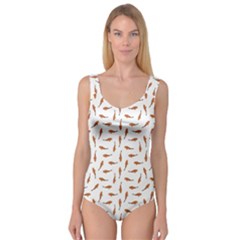 Koi Fishes Motif Pattern Princess Tank Leotard  by dflcprintsclothing