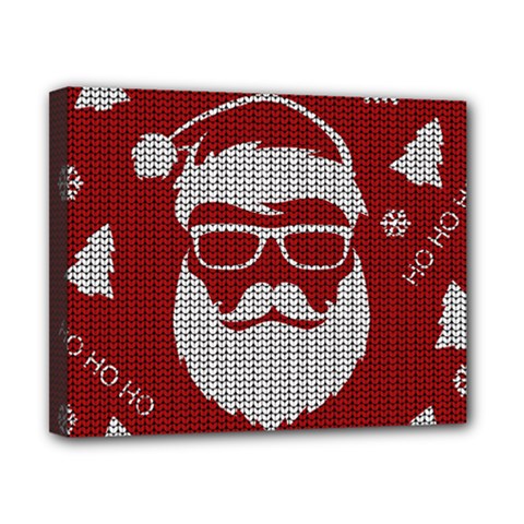 Ugly Christmas Sweater Canvas 10  X 8  by Valentinaart