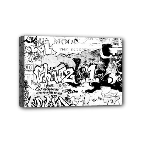 Graffiti Mini Canvas 6  X 4  by Valentinaart