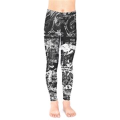 Graffiti Kids  Legging by ValentinaDesign