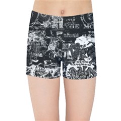 Graffiti Kids Sports Shorts by ValentinaDesign