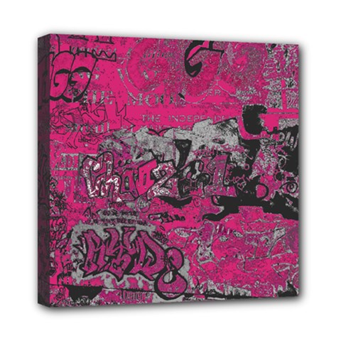 Graffiti Mini Canvas 8  X 8  by ValentinaDesign