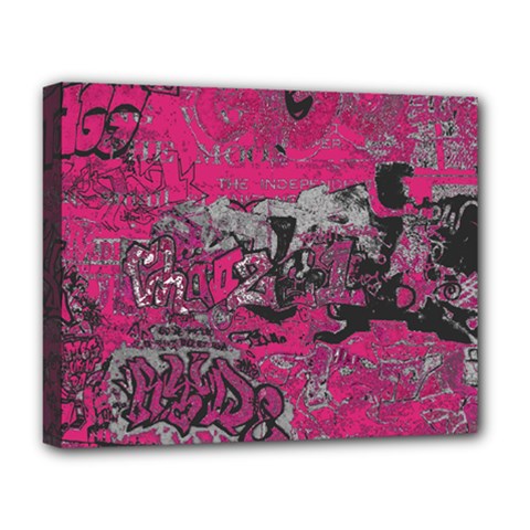 Graffiti Deluxe Canvas 20  X 16   by ValentinaDesign