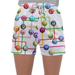Icon Media Social Network Sleepwear Shorts by Celenk