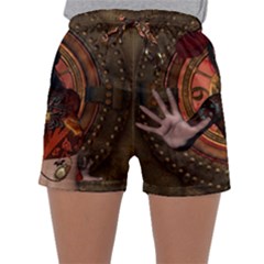 Steampunk, Wonderful Steampunk Lady Sleepwear Shorts by FantasyWorld7