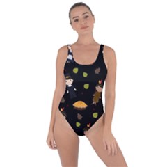 Pilgrims And Indians Pattern - Thanksgiving Bring Sexy Back Swimsuit by Valentinaart