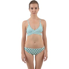 Pattern Wrap Around Bikini Set by gasi