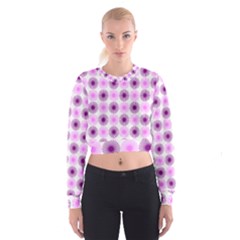 Pattern Cropped Sweatshirt by gasi