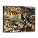 Texture Textile Beads Beading Canvas 14  x 11  View1