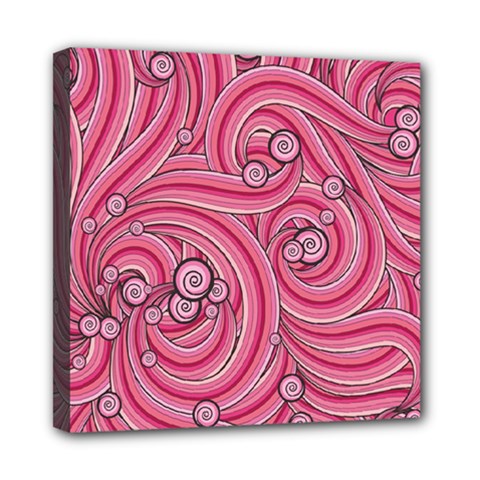 Pattern Doodle Design Drawing Mini Canvas 8  X 8  by Celenk