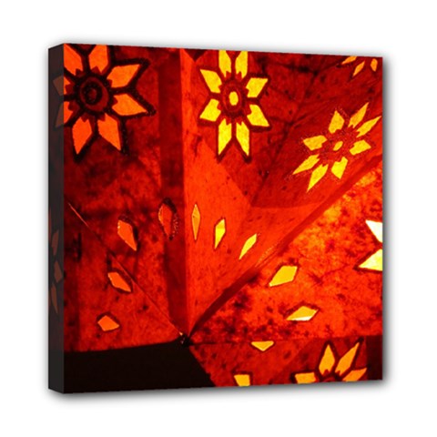 Star Light Christmas Romantic Hell Mini Canvas 8  X 8  by Celenk