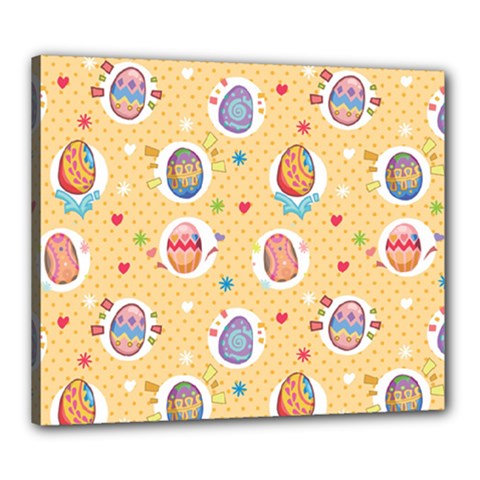 Fun Easter Eggs Canvas 24  X 20  by allthingseveryone