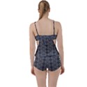 Black And White Ethnic Pattern Boyleg Tankini Set  View2