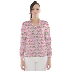 Floral Pattern Wind Breaker (women) by SuperPatterns