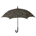 Animal Print Camo Pattern Hook Handle Umbrellas (Medium) View3