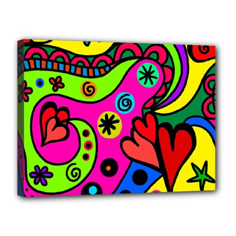 Seamless Tile Background Abstract Canvas 16  X 12  by Celenk