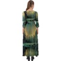 Yosemite Park Landscape Sunrise Button Up Boho Maxi Dress View2