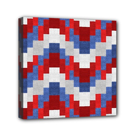 Texture Textile Surface Fabric Mini Canvas 6  X 6  by Celenk