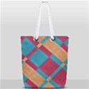Fabric Textile Cloth Material Full Print Rope Handle Tote (Small) View2