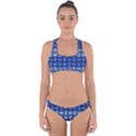 Textiles Texture Structure Grid Cross Back Hipster Bikini Set View1