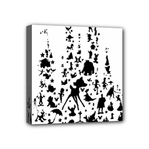 Happiest Castle On Earth Mini Canvas 4  X 4  by SandiTyche