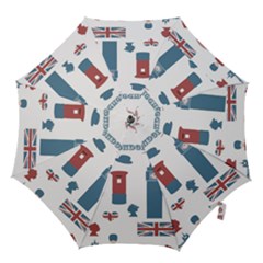 London Icons Symbols Landmark Hook Handle Umbrellas (large) by Celenk