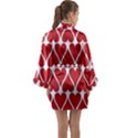 Hearts Pattern Seamless Red Love Long Sleeve Kimono Robe View2