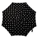 White Pixel Skull Pirate Hook Handle Umbrellas (Medium) View1