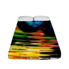 Blue Morphofalter Butterfly Insect Fitted Sheet (full/ Double Size) by Celenk