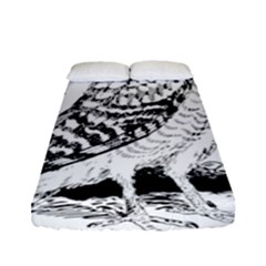 Animal Bird Forest Nature Owl Fitted Sheet (full/ Double Size) by Celenk