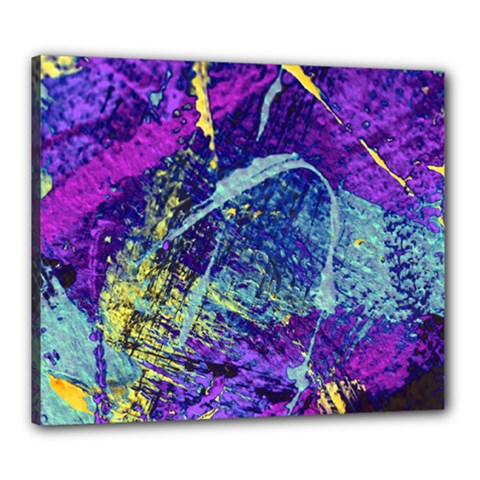 Ink Splash 01 Canvas 24  X 20  by jumpercat