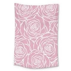Pink Peonies Large Tapestry by NouveauDesign