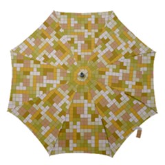 Tetris Camouflage Desert Hook Handle Umbrellas (small) by jumpercat