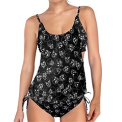 A Lot Of Skulls Black Tankini Set by jumpercat