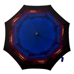 Canada Lake Night Evening Stars Hook Handle Umbrellas (large) by BangZart
