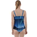 Aurora Borealis Lofoten Norway Twist Front Tankini Set View2