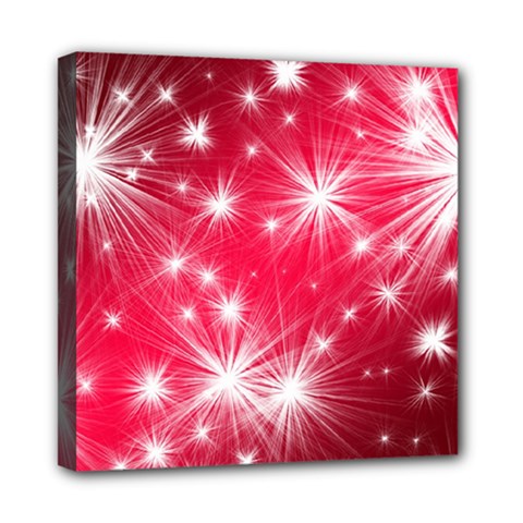 Christmas Star Advent Background Mini Canvas 8  X 8  by BangZart
