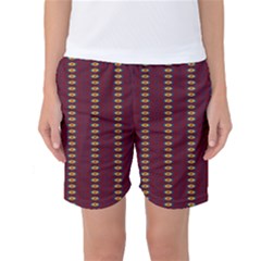 Geometric Pattern Women s Basketball Shorts by linceazul