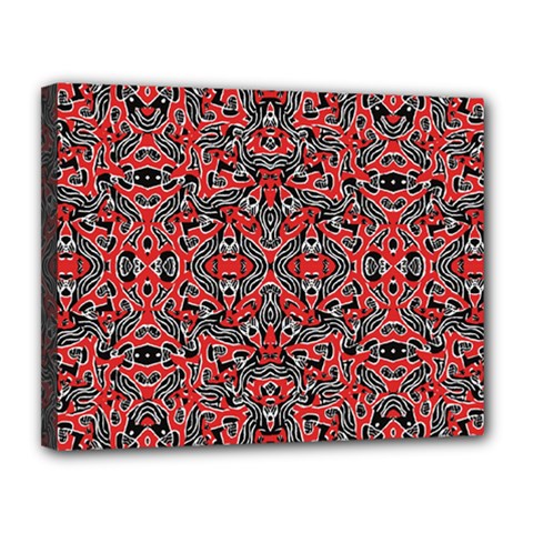 Exotic Intricate Modern Pattern Canvas 14  X 11  by dflcprints