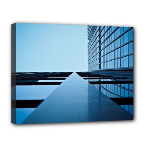 Architecture Modern Building Facade Canvas 14  X 11  by BangZart