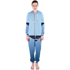 Architecture Modern Building Facade Hooded Jumpsuit (ladies)  by BangZart