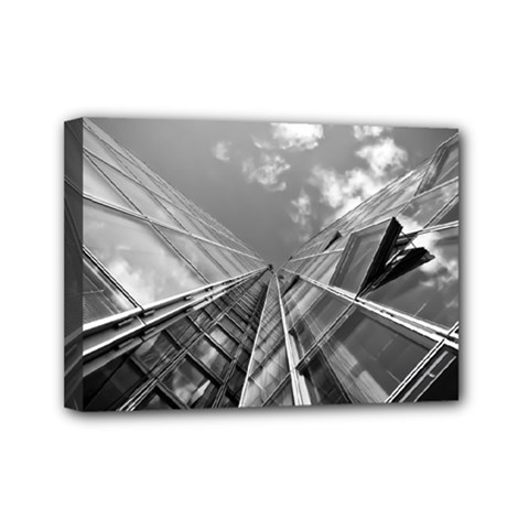 Architecture Skyscraper Mini Canvas 7  X 5  by BangZart