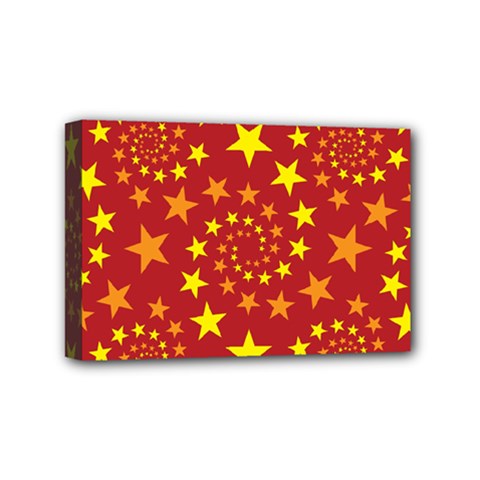 Star Stars Pattern Design Mini Canvas 6  X 4  by BangZart