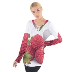 Fruit Healthy Vitamin Vegan Tie Up Tee by BangZart
