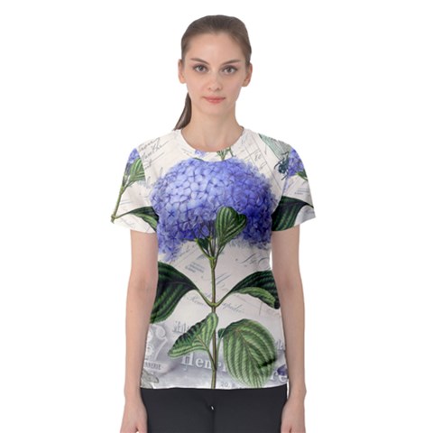 Vintage Shabby Chic Dragonflies Women s Sport Mesh Tee by BangZart