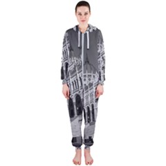 Architecture Parliament Landmark Hooded Jumpsuit (ladies)  by BangZart