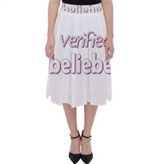 Verified Belieber Folding Skater Skirt by Valentinaart